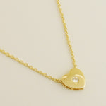 Diamond Heart Pendant Necklace