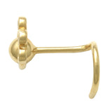 14K Solid Gold Diamond  Nose Piercings