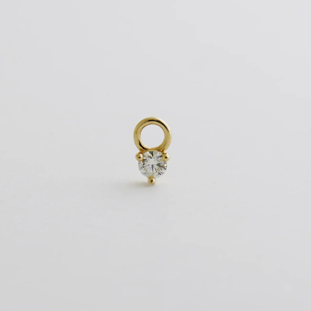 Solitaire Diamond Charm - Anygolds