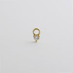 Buy 14K Solid Gold 0.065ctw Round Diamond Ear Charm