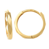14K Solid Gold  Hoop Earrings