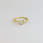 14K Solid Gold 0.09ctw Diamond Heart Womens Statement Ring