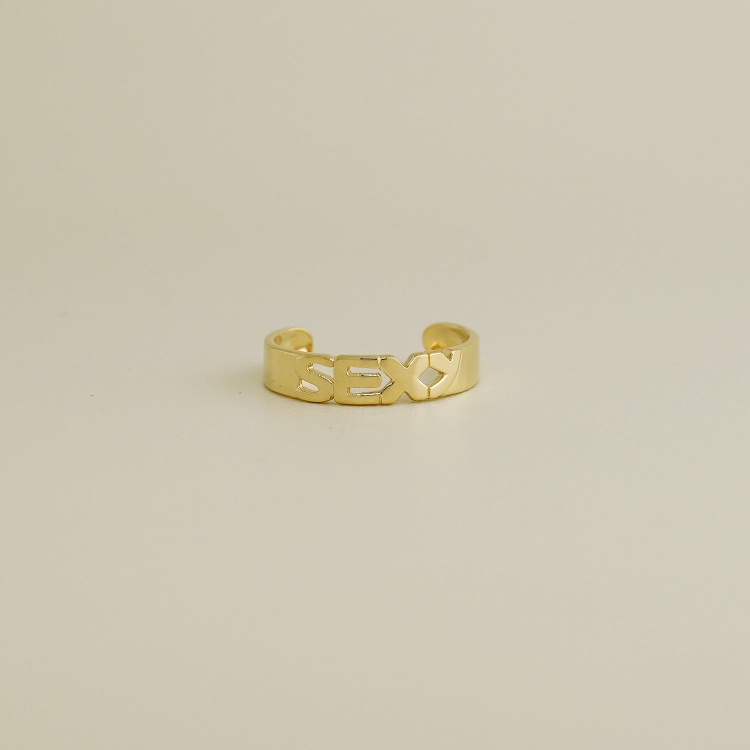 14K Solid Gold SEXY Toe Ring - anygolds